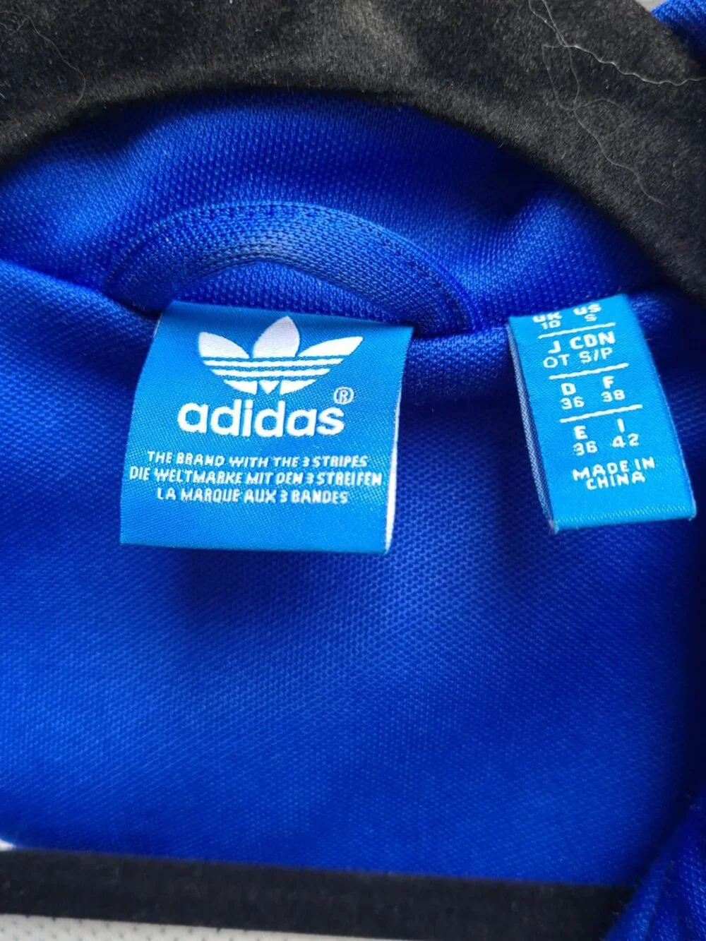 Adidas Blue White Jacket Like New Size Small
